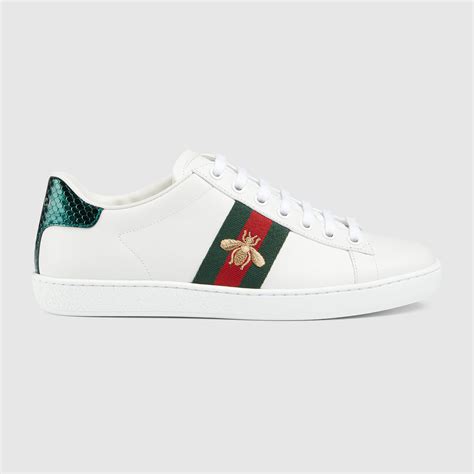 donna gucci sneakers ace in pelle con ayers|gucci ace shoes customer service.